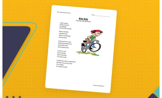 Bike Ride - Reading Comprehension Worksheet