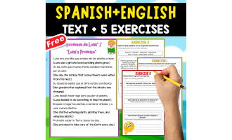 BILINGUAL COMPREHENSION TEXT | “La promesa de Luna” / “Luna’s Promise”