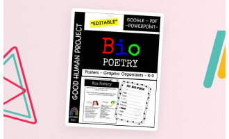 Bio Poetry Writing | Posters & Graphic Organizers