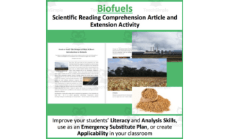 Biofuels Reading Comprehension Article