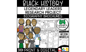 Black History Biography Brochure Research Project