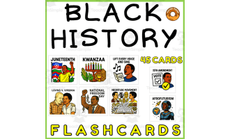 Black History Month Cards Resource