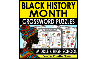 Black History Month Crossword Puzzles + Answer Key