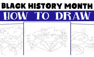 Black History How-to-Draw – Civil Rights Leaders