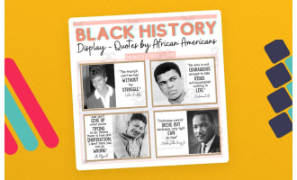 Black History Month Posters – 30 Quote Set