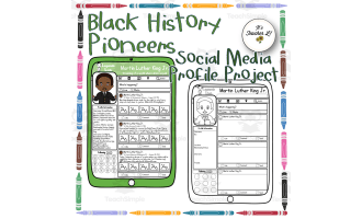 Black History Pioneers Social Media Profile Project Biography Research