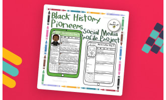 Black History Pioneers Social Media Profile Project Biography Research