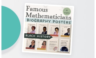 Black Mathematicians Posters – Boho Classroom Decor
