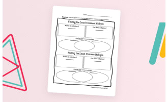 Blank Least Common Multiple Worksheet