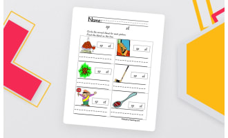 Blends SP, ST Worksheet