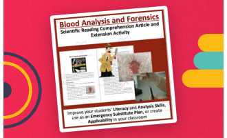 Blood Analysis and Forensics Reading Comprehension Article