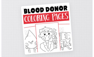 Blood Donor Colouring Pages – Worksheet Activity
