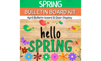 Blooming with Creativity Spring Bulletin Board Kit: A Complete Set