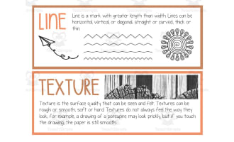 Boho Themed Elements of Art Posters