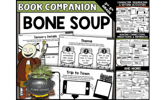 Bone Soup Picture Book Companion Halloween Read Aloud Activities