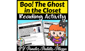 Boo! The Ghost in the Closet Reading Passage - Halloween Passage