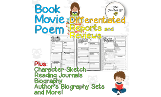 Book, Movie, Poem Differentiated Reports, Reviews AND MORE!