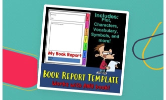 Book Report Template For Any Book