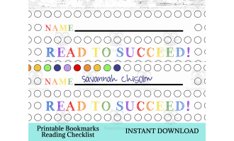 Bookmark Tracker Reading Log, Home Reading Printable