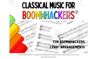 Boomwhackers® Sheet Music Classical Bundle