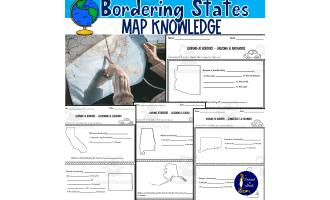 Bordering States Map Knowledge