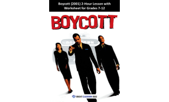 Boycott (2001) 2-Hour Lesson with Worksheet for Grades 7-12