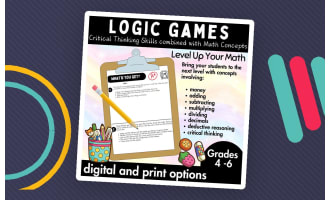 Brain Teasers and Logic Puzzles Math Challenge Activity