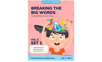 Breaking the Big Words Activity Book | Volume 1, Set 1