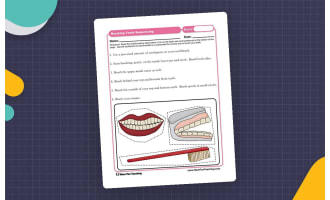 Brushing Your Teeth Sequencing Worksheet