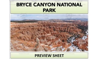 Bryce Canyon National Park Geography Unit