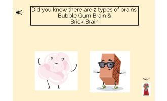 Bubble Gum Brain & Brick Brain – SEL Mindset Activity