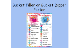 Bucket Filler or Bucket Dipper – Kindness Poster