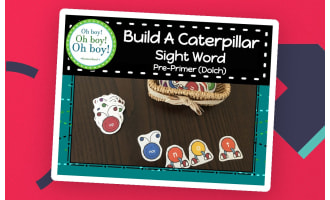 Build A Caterpillar Sight Word -  (Dolch)