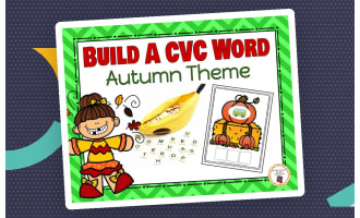 Build a CVC Word: Autumn Theme