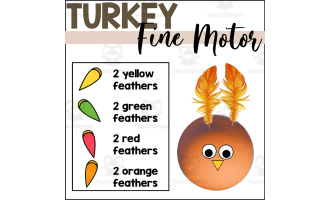 Build A Turkey Fine Motor Activity