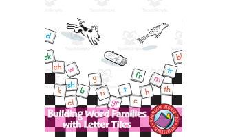 Building Word Families with Letter Tiles - Rime Time
