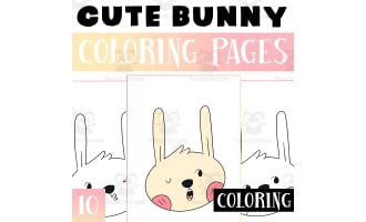 Bunny Coloring Pages Worksheet Activity For Morning Work