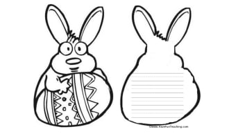 Bunny Shape Book Activity