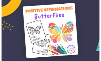 Butterfly Positive Affirmations.