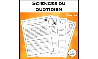 C. de lecture - Sciences du quotidien / French Reading Comprehension