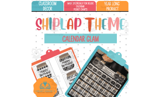 Calendar Glam - Shiplap