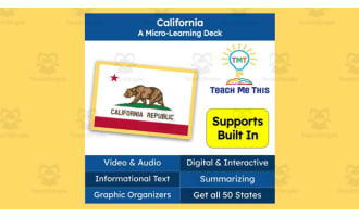 California: A Micro-Learning Deck | Digital Geography Lesson