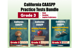 California CAASPP Practice Tests Bundle for Grade 3