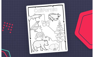 California State Symbols Clip Art – 8 Visuals