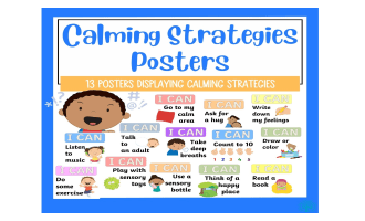Calming Strategies Posters