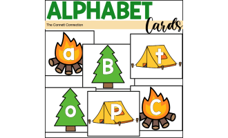 Camping Alphabet Cards