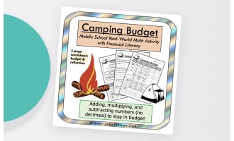 Camping Budget Project – Grades 5–8 Math + Finance