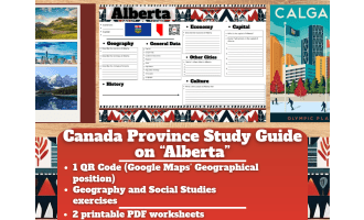Canada Province Study Guide Worksheets - Alberta