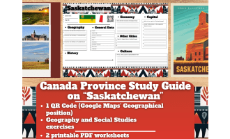 Canada Province Study Guide Worksheets - Saskatchewan