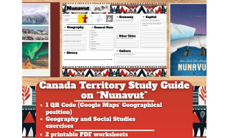 Canada Territory Study Guide Worksheets - Nunavut